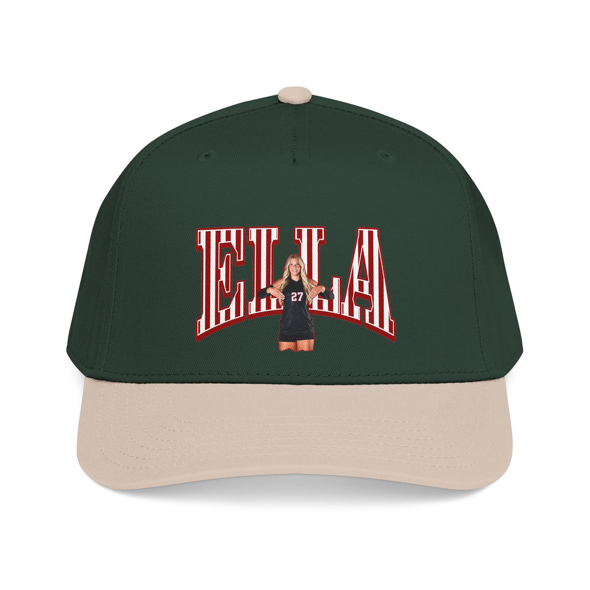 Baseball Cap — CBLIK Script Two-Tone Embroidered Hat