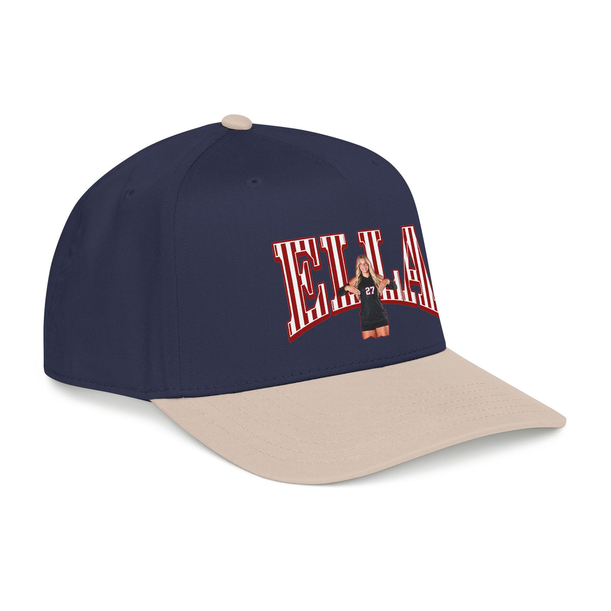 Baseball Cap — CBLIK Script Two-Tone Embroidered Hat