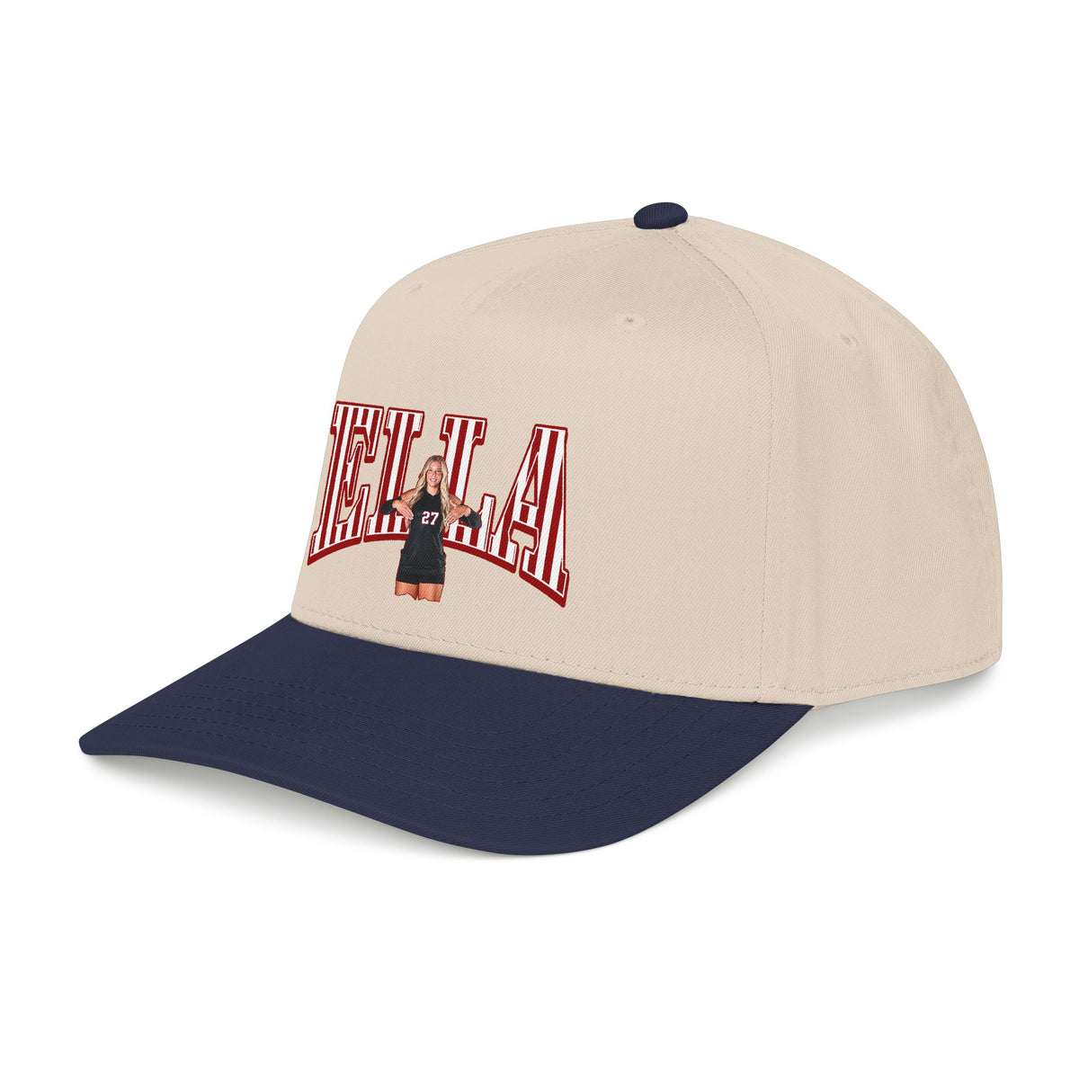 Baseball Cap — CBLIK Script Two-Tone Embroidered Hat