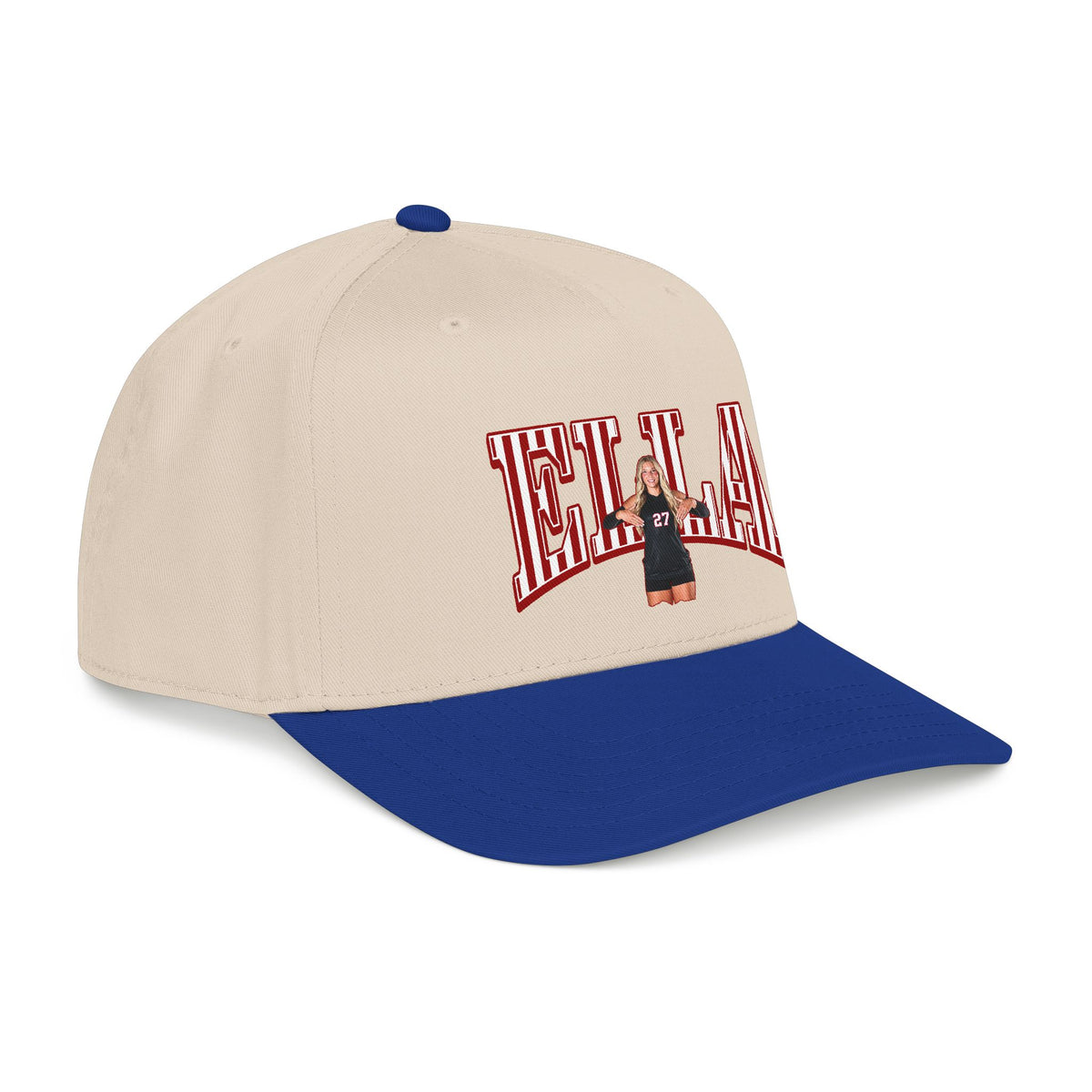 Baseball Cap — CBLIK Script Two-Tone Embroidered Hat