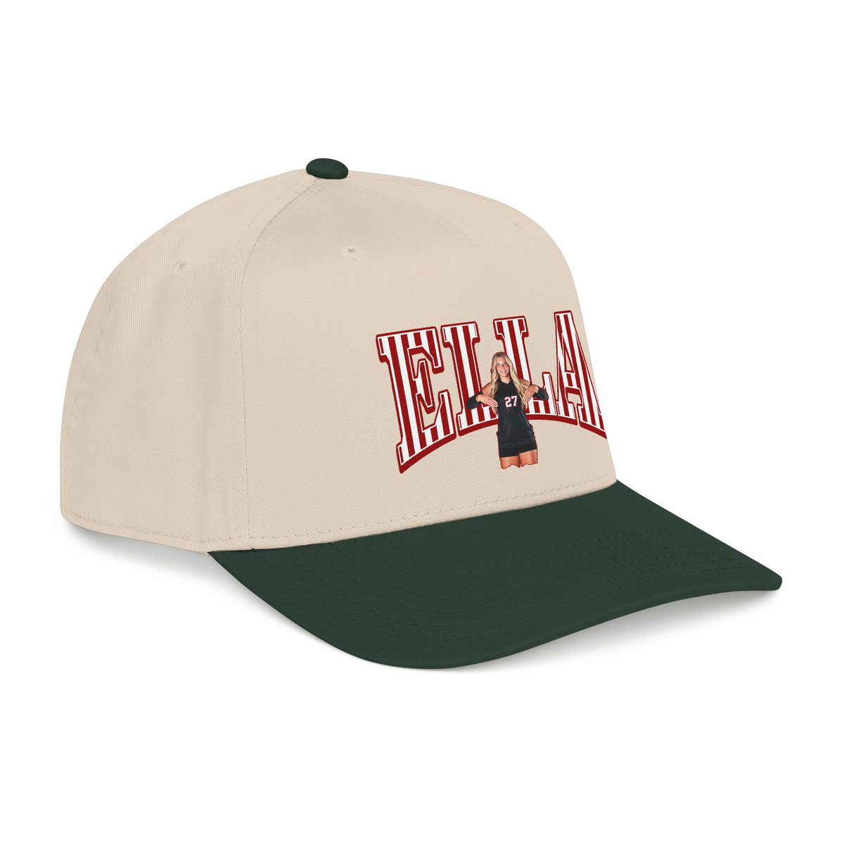 Baseball Cap — CBLIK Script Two-Tone Embroidered Hat