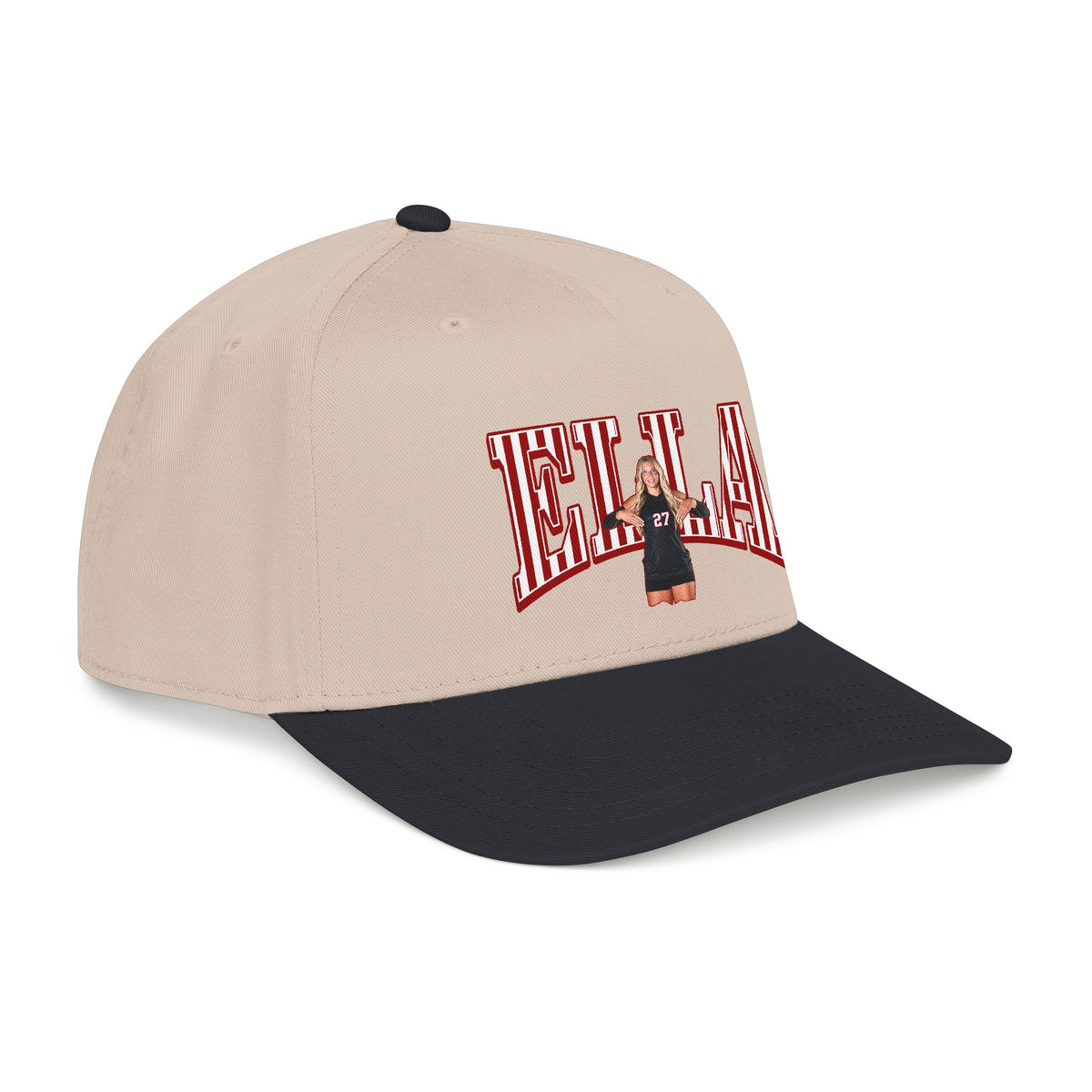 Baseball Cap — CBLIK Script Two-Tone Embroidered Hat