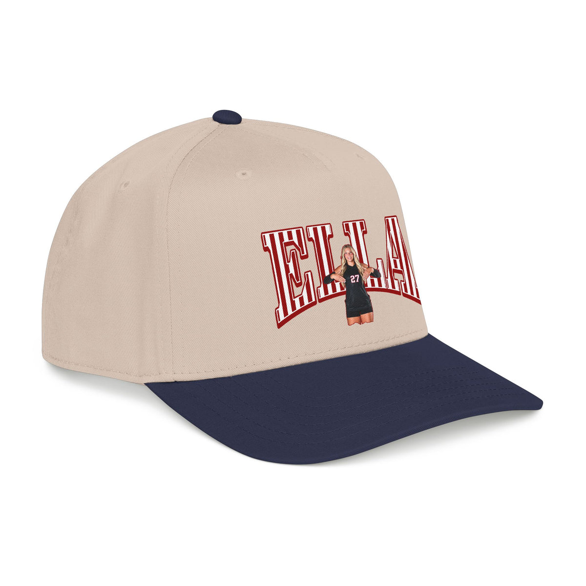 Baseball Cap — CBLIK Script Two-Tone Embroidered Hat
