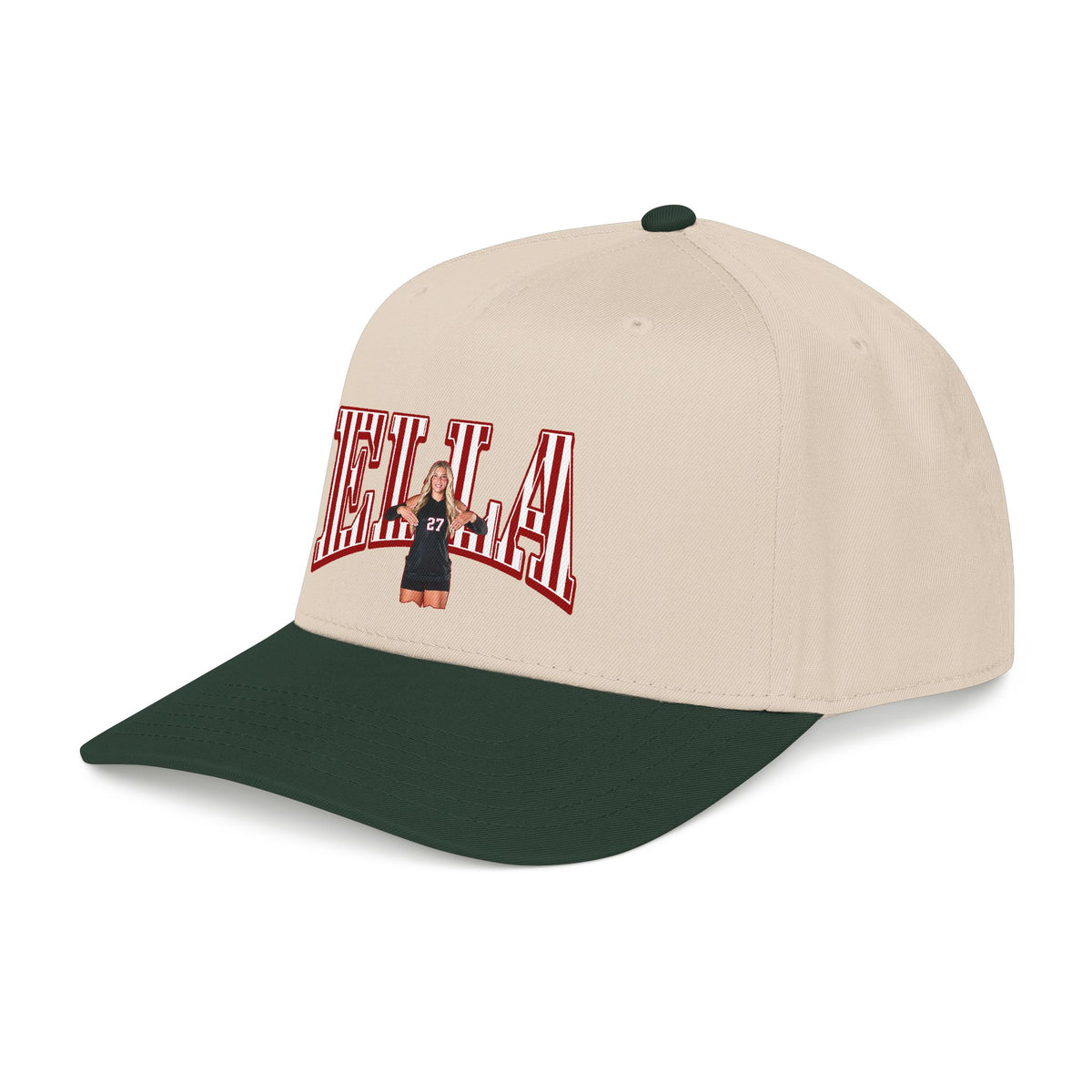 Baseball Cap — CBLIK Script Two-Tone Embroidered Hat
