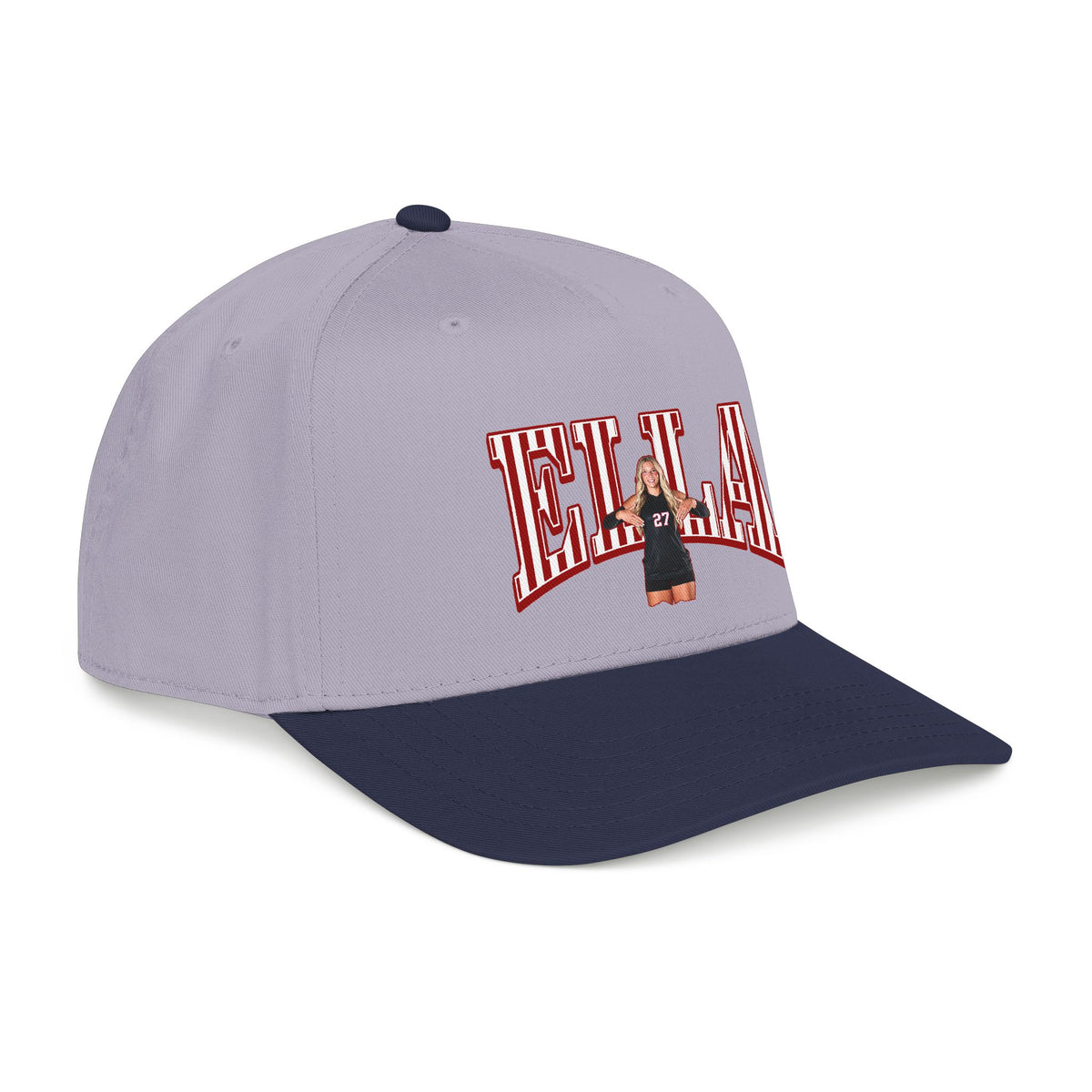 Baseball Cap — CBLIK Script Two-Tone Embroidered Hat