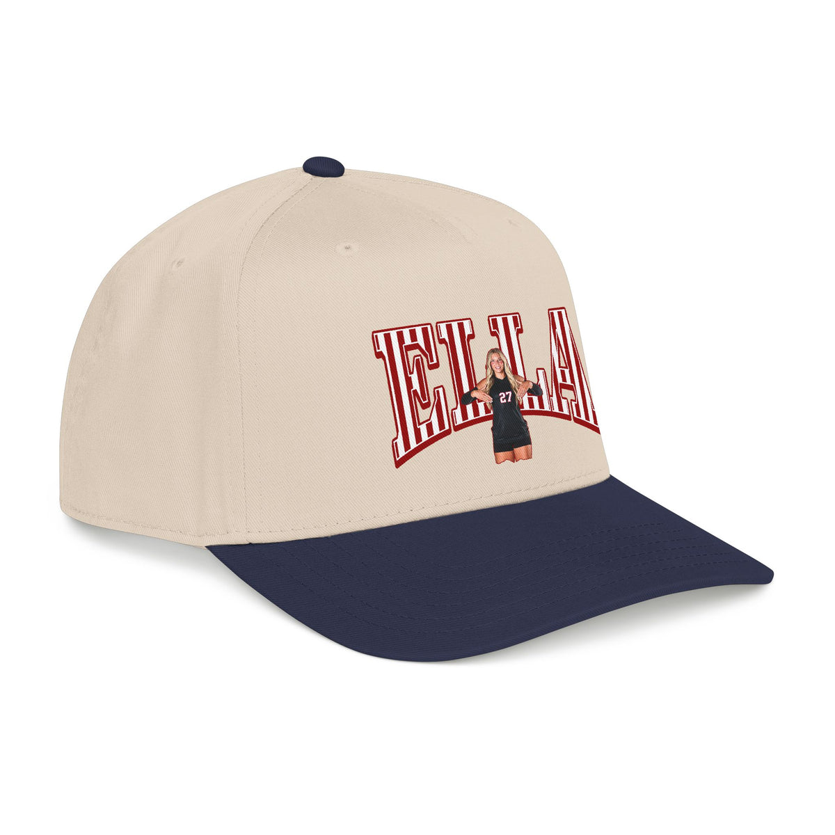 Baseball Cap — CBLIK Script Two-Tone Embroidered Hat