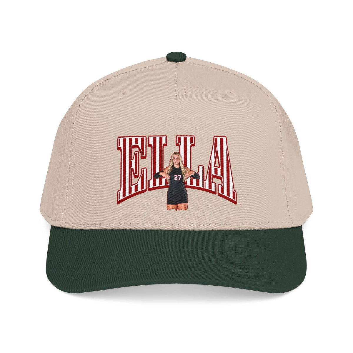 Baseball Cap — CBLIK Script Two-Tone Embroidered Hat