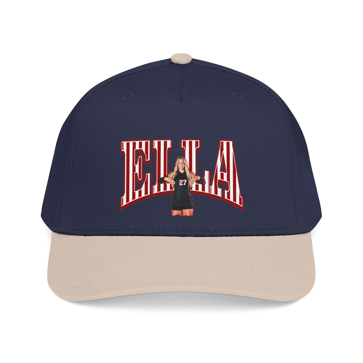 Baseball Cap — CBLIK Script Two-Tone Embroidered Hat