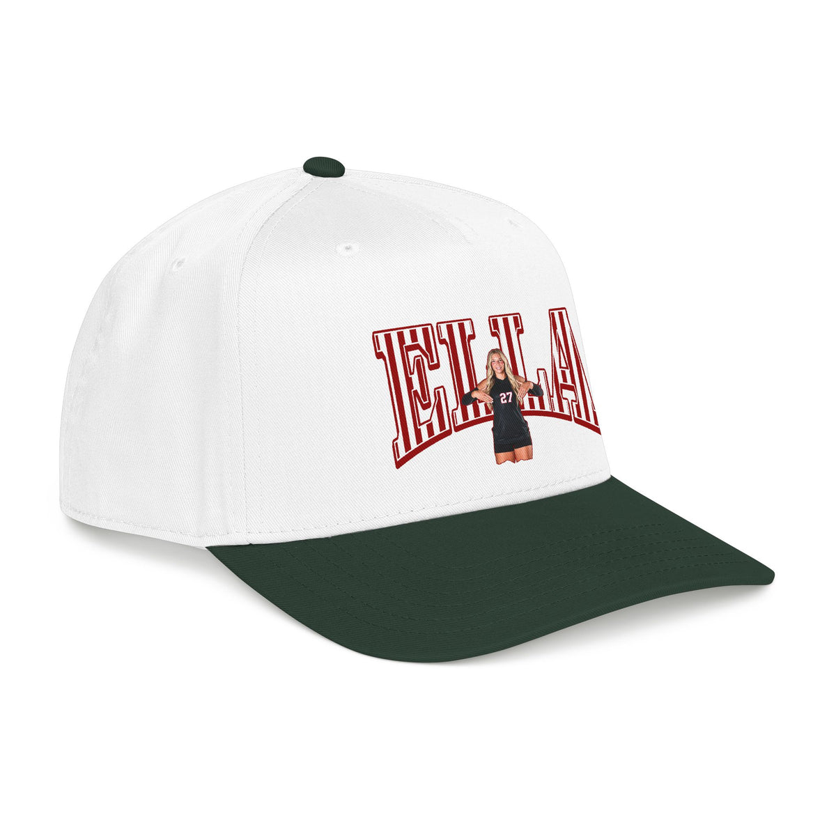 Baseball Cap — CBLIK Script Two-Tone Embroidered Hat