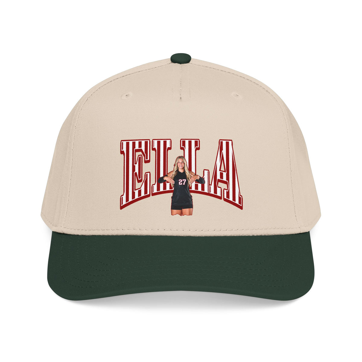 Baseball Cap — CBLIK Script Two-Tone Embroidered Hat