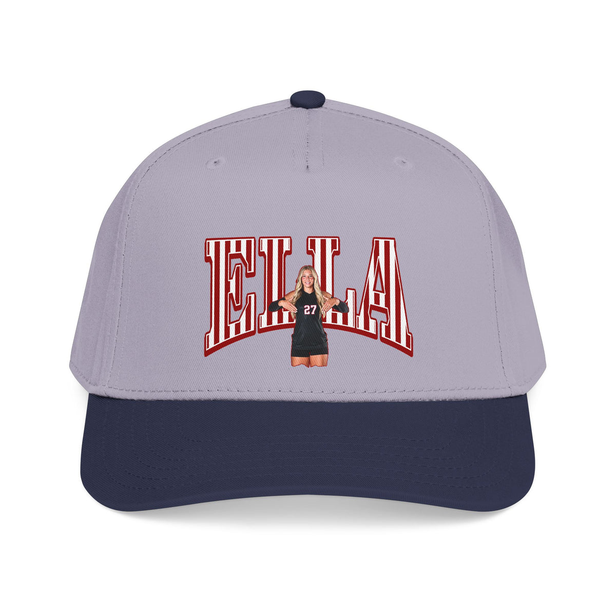 Baseball Cap — CBLIK Script Two-Tone Embroidered Hat