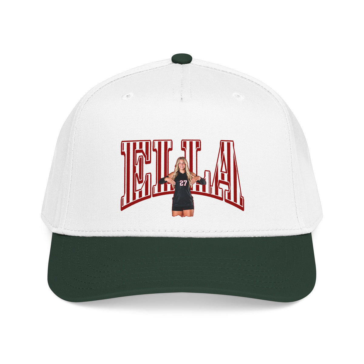 Baseball Cap — CBLIK Script Two-Tone Embroidered Hat