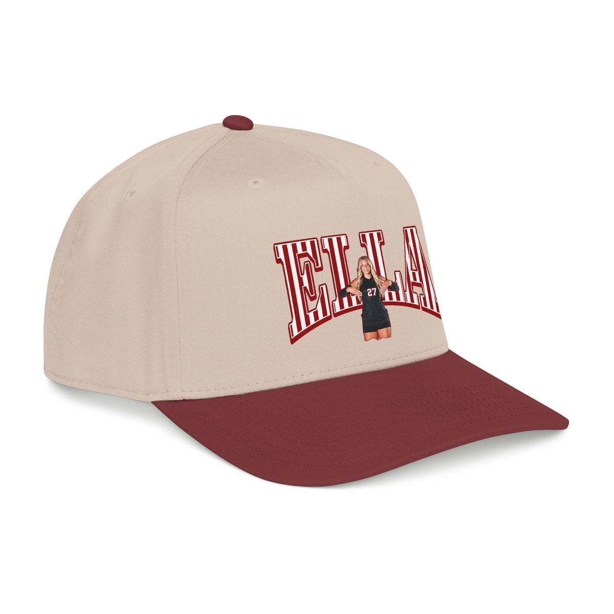Baseball Cap — CBLIK Script Two-Tone Embroidered Hat