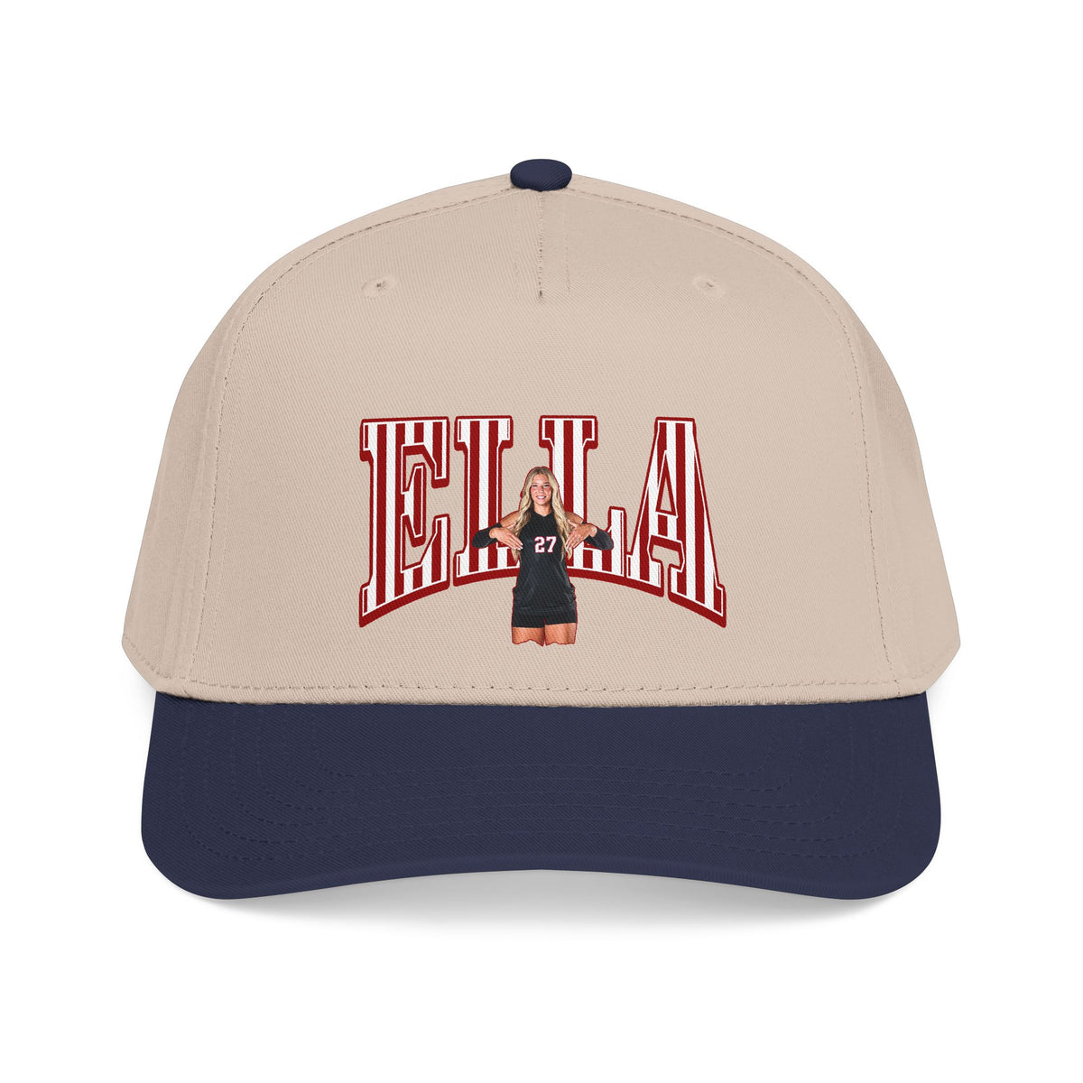 Baseball Cap — CBLIK Script Two-Tone Embroidered Hat