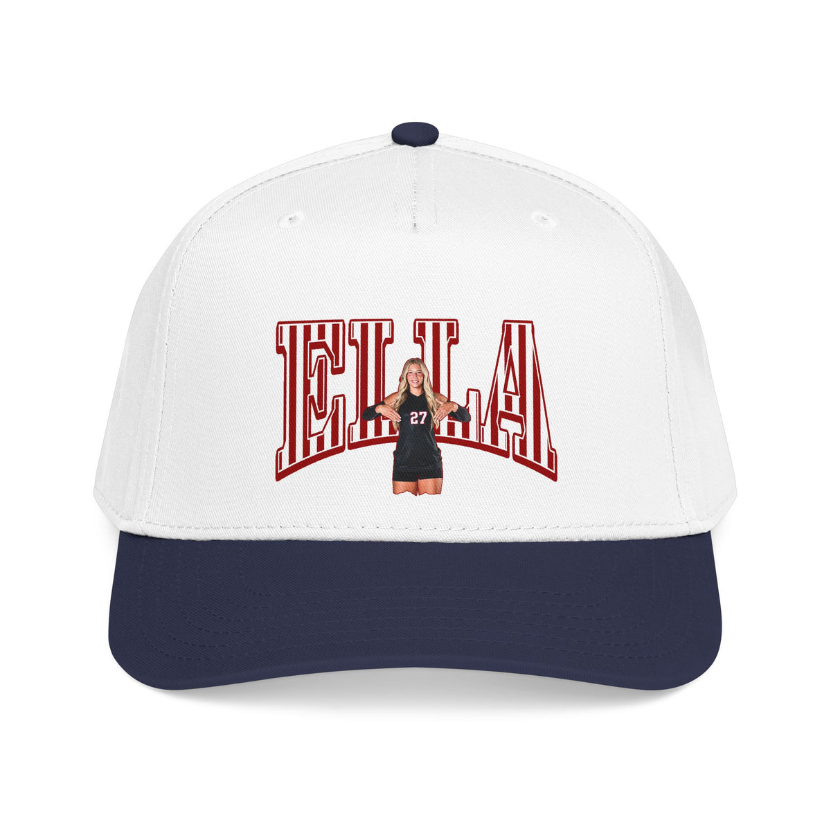 Baseball Cap — CBLIK Script Two-Tone Embroidered Hat