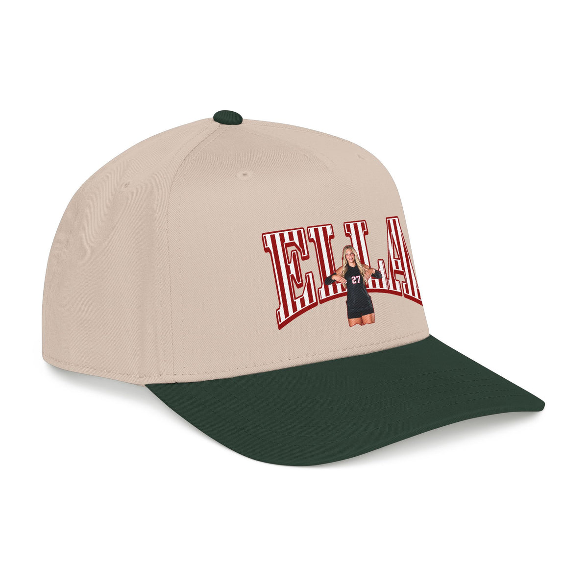 Baseball Cap — CBLIK Script Two-Tone Embroidered Hat