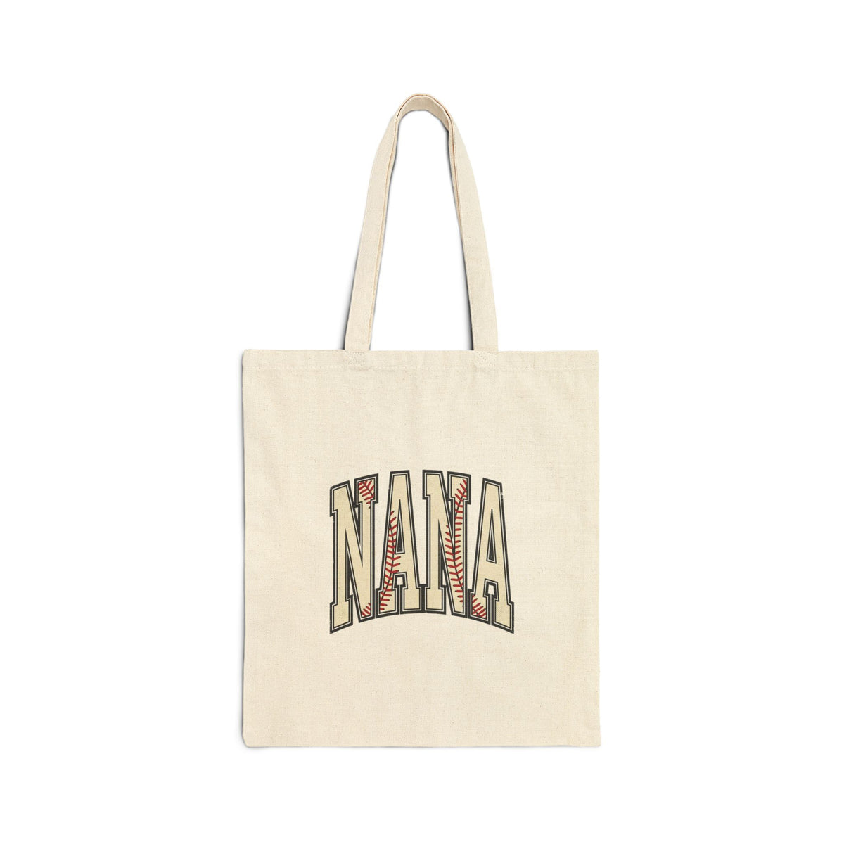 NANA Varsity Lettering Tote | Baseball Stitching, Diamond Pattern
