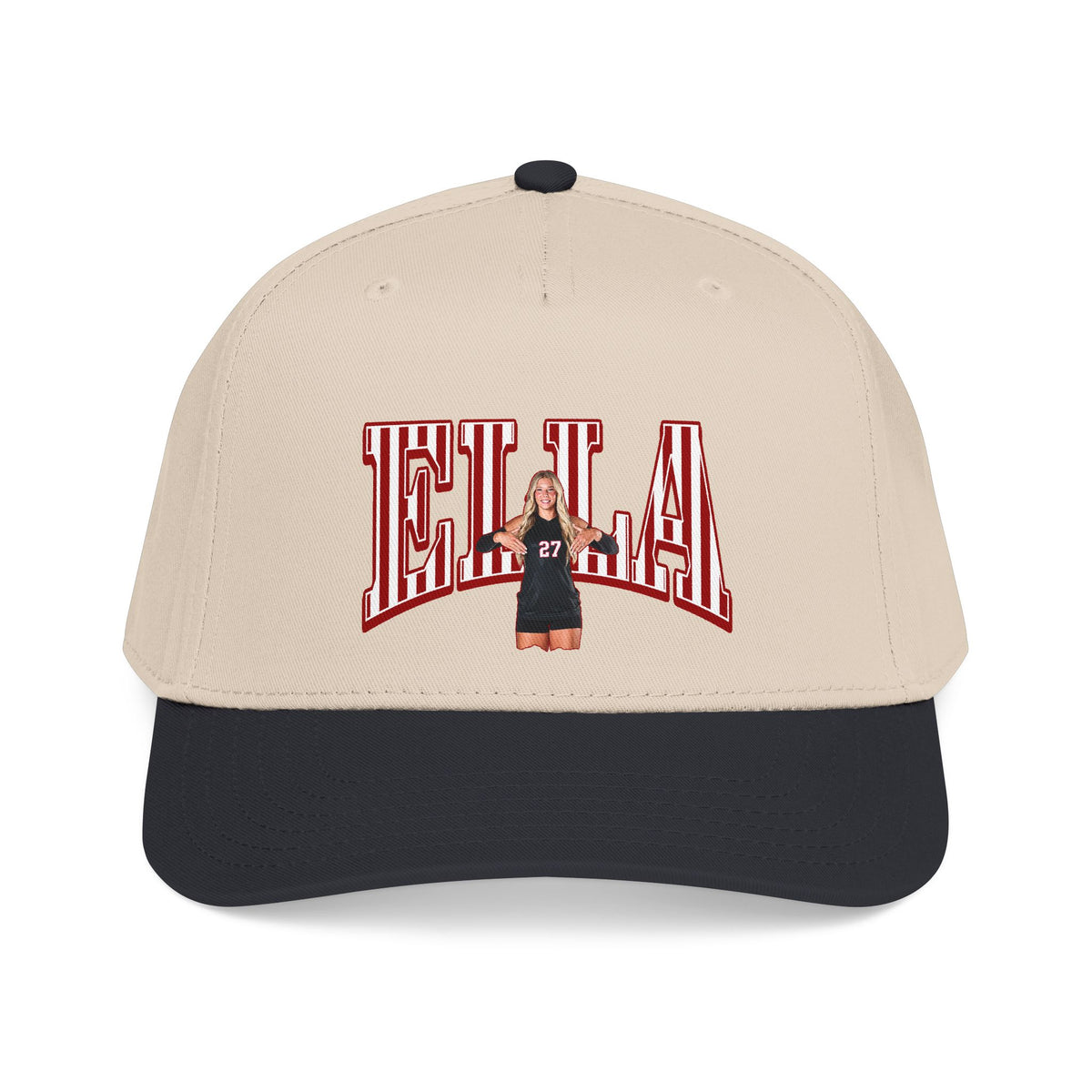 Baseball Cap — CBLIK Script Two-Tone Embroidered Hat